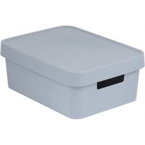 Curver INFINITY 11L Bac de rangement avec couvercle 36 x 14 x 27 cm gris 04752-099