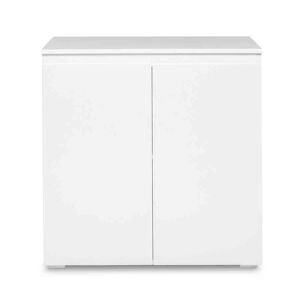 Terre de Nuit Commode 2 portes en bois blanc - CO7053