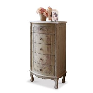 LOBERON Commode Estere, beige vieilli (33 x 50 x 91cm) - Publicité