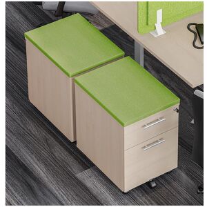 Actiburo Caisson de bureau mobile Javas Blanc perle, érable, hêtre, chêne clair, chêne gris ou noyer  43x56x60 cm - Publicité