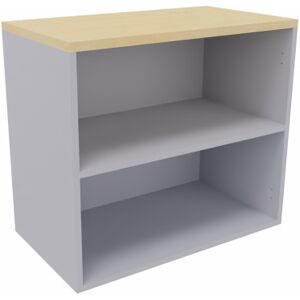 Actiburo Etagère de bureau H 73 cm Métis Blanc perle, aluminium ou anthracite  80x73x47 cm - Publicité