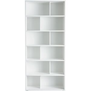 Miliboo Bibliothèque design bois blanc L92 cm EPURE - Publicité