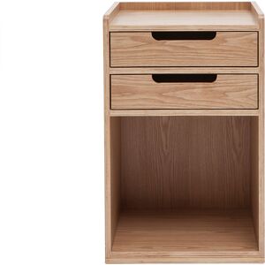 Caisson de bureau 2 tiroirs scandinave bois clair OPUS