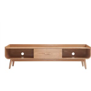 Miliboo Meuble TV scandinave en bois clair L180 cm HALLEN - Publicité