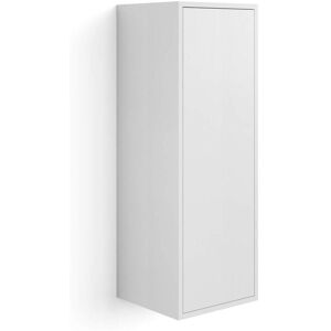 Mobili Fiver Armoire Suspendue Iacopo 104 Avec Porte Battante, Frene Blanc