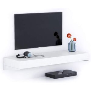 Mobili Fiver Support TV Mural Evolution 120x40, Frêne Blanc