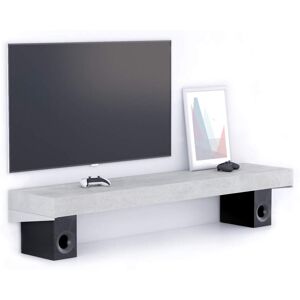 Mobili Fiver Support TV Mural Evolution 180x40 Gris Beton