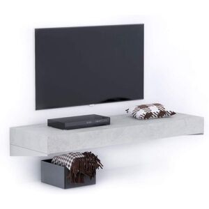 Mobili Fiver Support TV Mural Evolution 120x40, Gris Béton