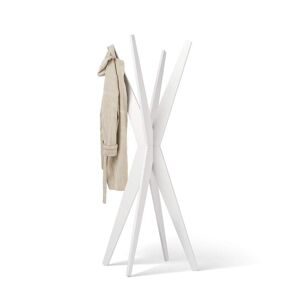 Mobili Fiver Porte-manteau sur pied Design, Emma Frêne blanc