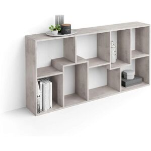 Mobili Fiver Bibliotheque XS Iacopo (160,8 x 80 cm), Gris Beton