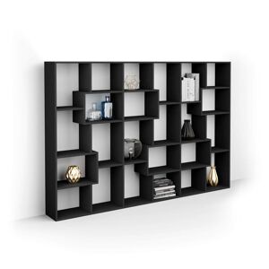 Mobili Fiver Bibliothèque M Iacopo (160,8 x 236,4 cm), Frêne noir