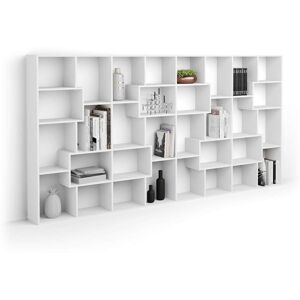 Mobili Fiver Bibliotheque L Iacopo 1608 x 3146 cm Frene Blanc