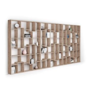 Mobili Fiver Bibliothèque XXL Iacopo (482,4 x 236,4 cm), Chêne naturel