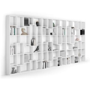 Mobili Fiver Bibliotheque XXL Iacopo 4824 x 2364 cm Frene Blanc