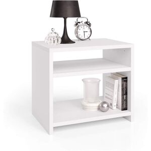 Mobili Fiver Table de nuit Martino Frene Blanc