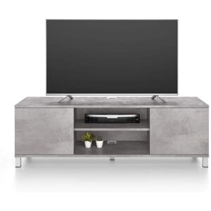 Mobili Fiver Meuble TV Rachele, Gris Beton