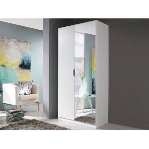 Mobistoxx Armoire FREEDOM 2 portes blanc avec miroir