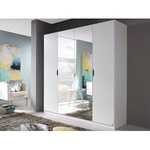 Mobistoxx Armoire FREEDOM 4 portes blanc avec miroir - Publicité