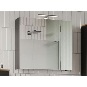 Mobistoxx Armoire de toilette YONA 3 portes graphite