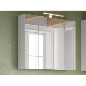 Mobistoxx Armoire de toilette ARVALET 3 portes blanc