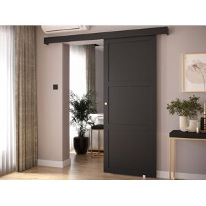 Mobistoxx Porte coulissante HERMANN 90 cm noir