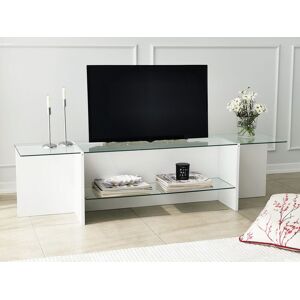 Mobistoxx Meuble tv-hifi CAPELLA 158 cm blanc