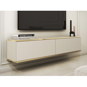 Mobistoxx Meuble tv-hifi OROKI 2 portes battantes beige