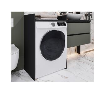 Mobistoxx Meuble SIDONI rangement machine à laver noir