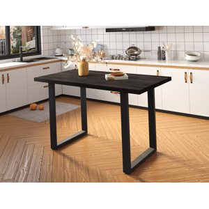 Mobistoxx Table de bar NICOLETTA 160 cm mangolia noir