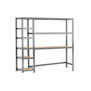 Modulo Storage Rayonnage 2 Étageres Metalliques 200 cm - Systeme Extension