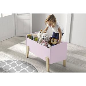 Vipack Coffre a Jouets en Bois de Pin et MDF Kiddy (4 Coloris)