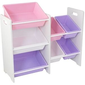 Kidkraft Meuble de Rangement Blanc pour Enfant 7 Casiers Pastel - Publicité