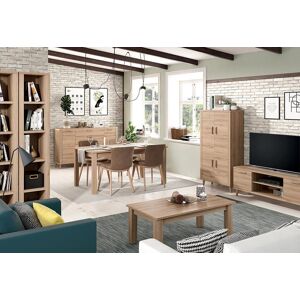 Ramis Meubles salle a manger et meuble tv en bois 7 pieces Kronos