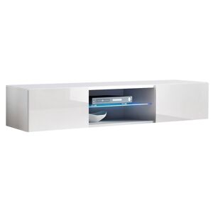 Design Ameublement Meuble TV modèle Tibi (160 cm) blanc brillant - Publicité