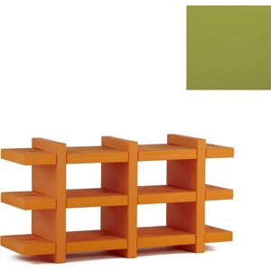 SLIDE bibliotheque BOOKY 3 (Citron vert - Polyethylene)