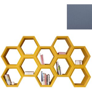 SLIDE bibliotheque HEXA (Bleu poudre - Polyethylene)