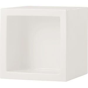 SLIDE element modulaire OPEN CUBE 43 cm (Blanc lait - Polyethylene)