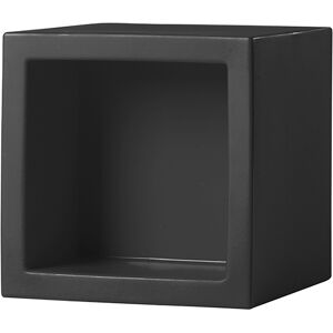 SLIDE element modulaire OPEN CUBE 43 cm (Noir - Polyethylene)