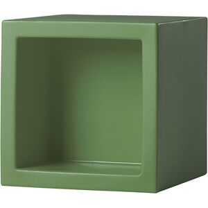 SLIDE élément modulaire OPEN CUBE 43 cm (Vert mauve - Polyéthylène)