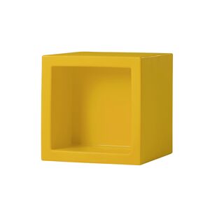 SLIDE élément modulaire OPEN CUBE 43 cm (Jaune - Polyéthylène)