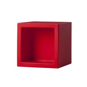 SLIDE élément modulaire OPEN CUBE 43 cm (Rouge - Polyéthylène)