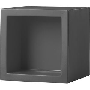 SLIDE element modulaire OPEN CUBE 73 cm (Gris elephant - Polyethylene)