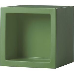 SLIDE element modulaire OPEN CUBE 73 cm (Vert mauve - Polyethylene)