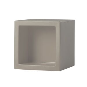 SLIDE element modulaire OPEN CUBE 73 cm (Gris pigeon - Polyethylene)