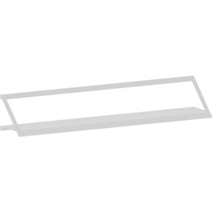 ZEUS étagère murale AIR SHELF WALL RACK (L 120 cm - métal verni blanc gaufré)