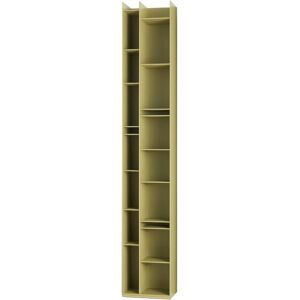 MDF ITALIA bibliotheque murale RANDOM 2C (Vert olive moyen Pantone 5773C - Fibre de bois)