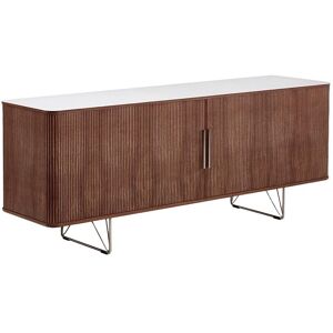 NAVER COLLECTION meuble buffet AK 2730 (Noyer - Corian, bois et metal)