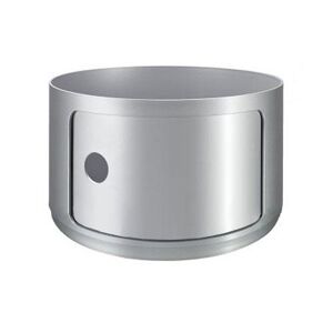 KARTELL table de chevet COMPONIBILI à un élément (Pas de couverture) (Silver H 23,50 cm - 4953 - ABS)