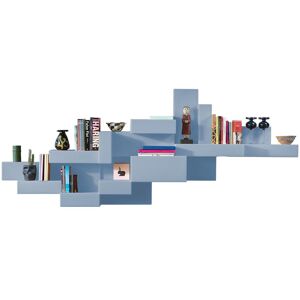 QEEBOO bibliotheque murale PRIMITIVE BOOKSHELF (Bleu avio - Polyethylene)