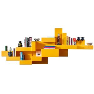 QEEBOO bibliotheque murale PRIMITIVE BOOKSHELF (Jaune - Polyethylene)